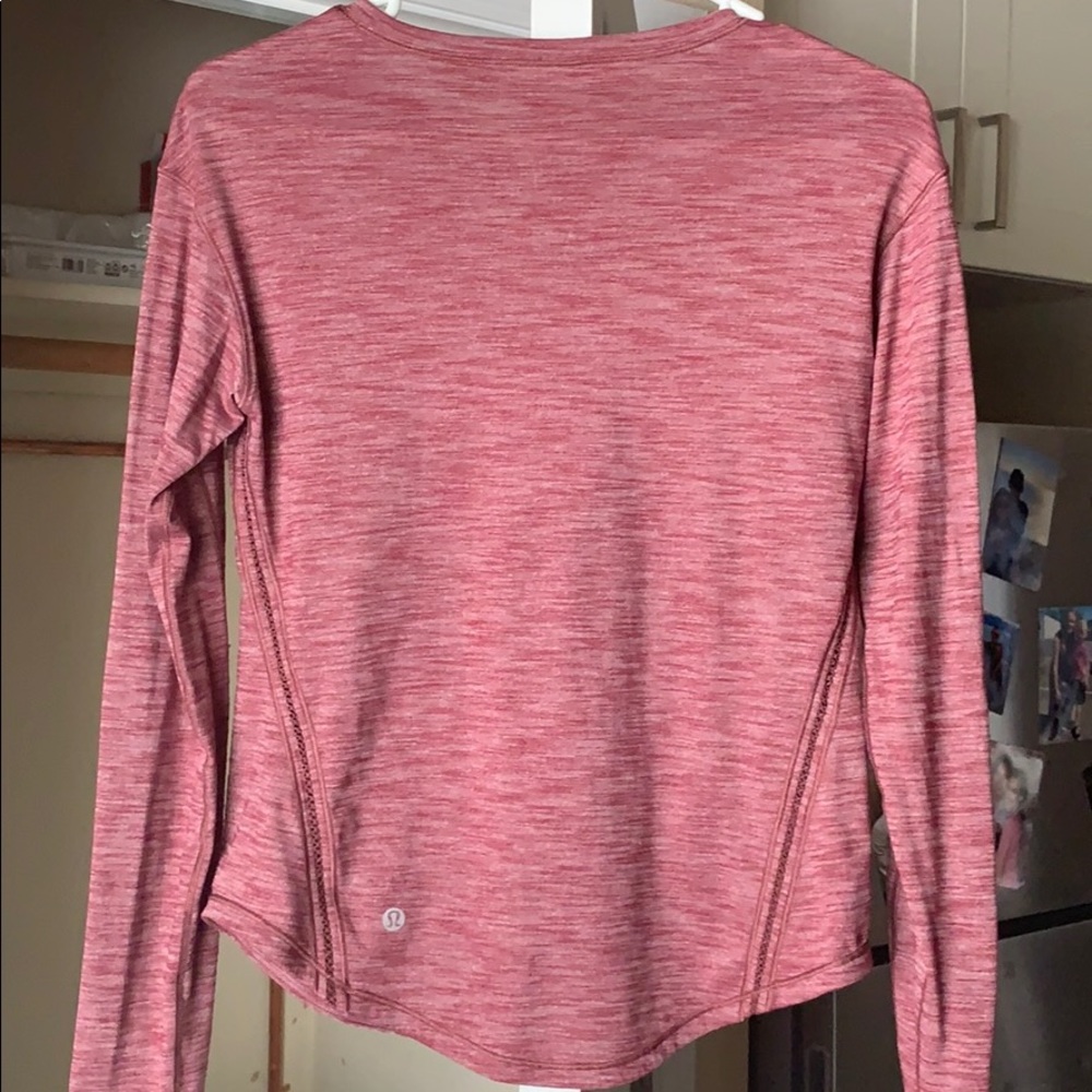 Lululemon long sleeve. Light burgundy.